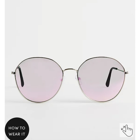 torrid Accessories - 🆕️🕶😎 PINK ROUND AVIATOR WITH REFLECTIVE LENS😎🕶